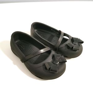 CROCS Black Toddler Girls Shoes